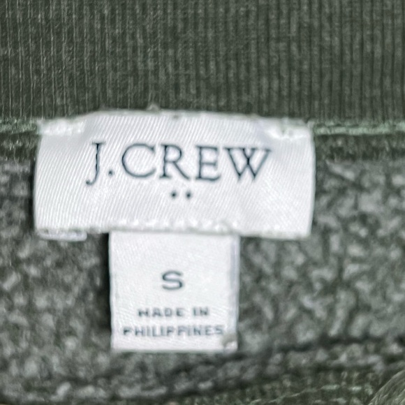 J.Crew Womens Wide Button-Collar Tunic Sweatshirt Cloudspun Fleece Small Outdoor - Picture 4 of 16